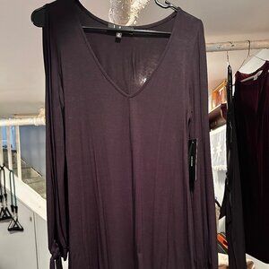 (3) Lulu's Cotton Mini Dresses, (2) NWT black,  (1) NWOT red, all size Medium